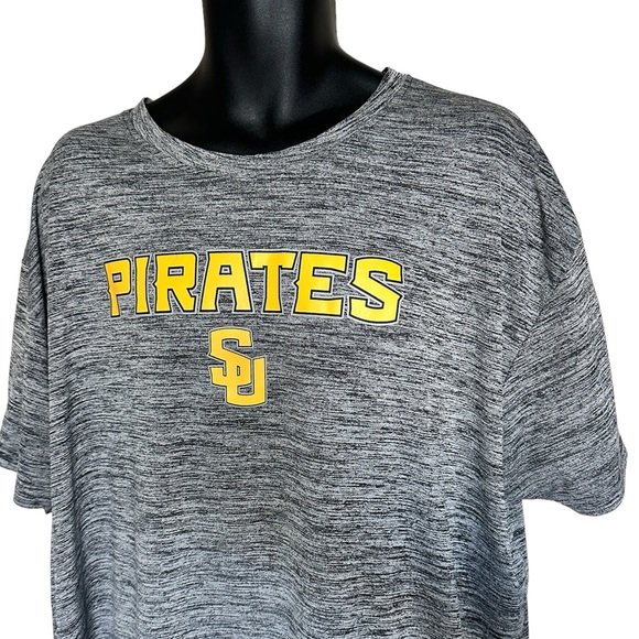 Russell Southwestern University SU Pirates short sleeve tee Gray gold 3XL - Picture 2 of 8